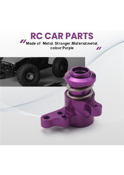 Metal Salıncak Kolu Direksiyon Kupası Şok Kulesi Yükseltme Aksesuarları Kiti Wltoys 144001 1/14 124019 1/12 Rc Araba Parçaları, Mor (Yurt Dışından) indirimleri