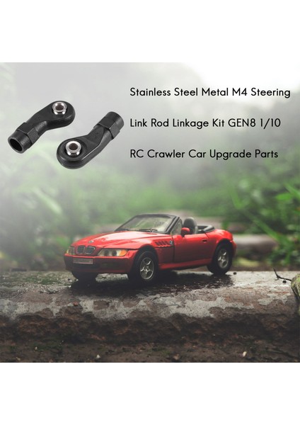 6mm Paslanmaz Çelik Metal M4 Direksiyon Bağlantı Çubuğu Bağlantı Kiti Redcat Gen8 1/10 Rc Paletli Araba Yükseltme Parçaları (Yurt Dışından) fırsatları