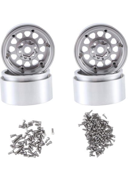 4 Adet 1.9 Inç Metal Beadlock Tekerlek Göbeği Jant 1/10 Rc Paletli Araba Eksenel SCX10 Traxxas Trx4 RC4WD D90 Mst Redcat Gen8,1 (Yurt Dışından) fiyatları