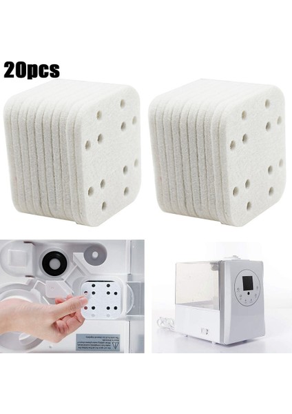 Levoit LV600HH Nemlendirici Mineral Emme Pedi 20 Paket Kireç Çözücü Pedi Inatçı Mineral Oluşumunu Önler (Yurt Dışından)