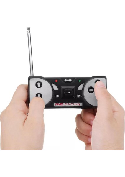 Mini Rc Araba Kola Kutusu Radyo Uzaktan Kumanda Araba Yarışı 4 Frekanslar Çocuklar Için Oyuncak (Siyah) (Yurt Dışından)