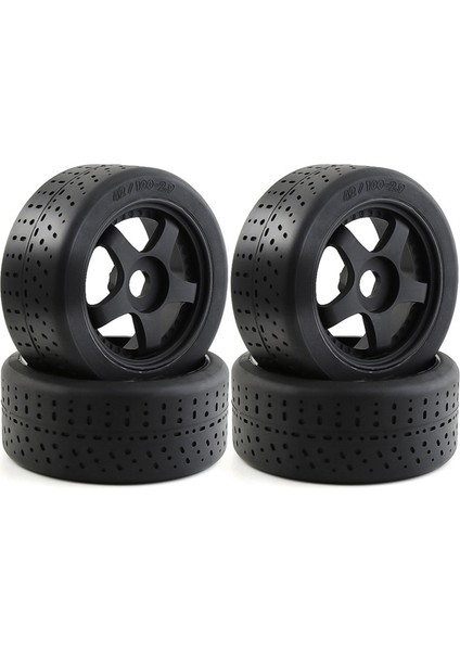 4 Adet 100X42MM 5-Spoke Lastik Lastik 17MM Tekerlek Altıgen Arrma 1/7 Ihlal Felony Sınırsız Rc Araba Yükseltme Parçaları (Yurt Dışından)