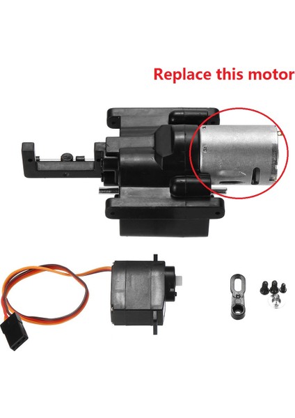 Rc Araba 6 V 370 Fırçalanmış Motor Wpl C14 C24 C34 B14 B24 B16 B36 1/16 Rc Kamyon Araba Yükseltme Parçaları Aksesuarları (Yurt Dışından)