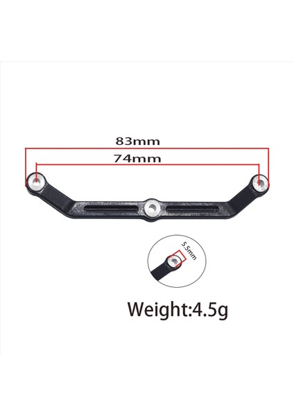 Metal Yüksek Boşluk Süspansiyon Bağlantısı ve Direksiyon Bağlantı Seti 9749 Traxxas TRX4M 1/18 Rc Paletli Araba Yükseltme Parçaları, 3 (Yurt Dışından)