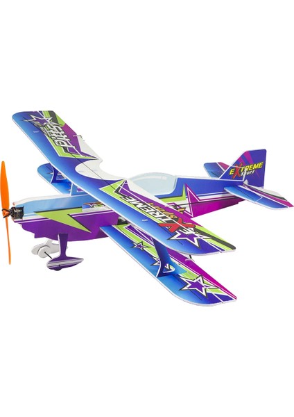 Kapalı/açık Pp Köpük Spor 3D Çift Kanatlı 450MM Kanat Açıklığı En Hafif Rc Uçak Modeli Rc Model Hobı Oyuncak E3001 (Yurt Dışından)
