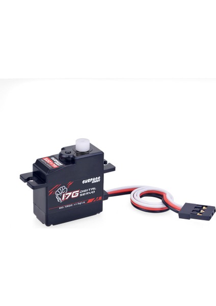 Aşmak Hobi S0017P 17G Plastik Dişli 1.8kg Dijital Servo Rc Uçak Robot 1/18 Kamyon Araba Tekne Kanal Uçak (Yurt Dışından)