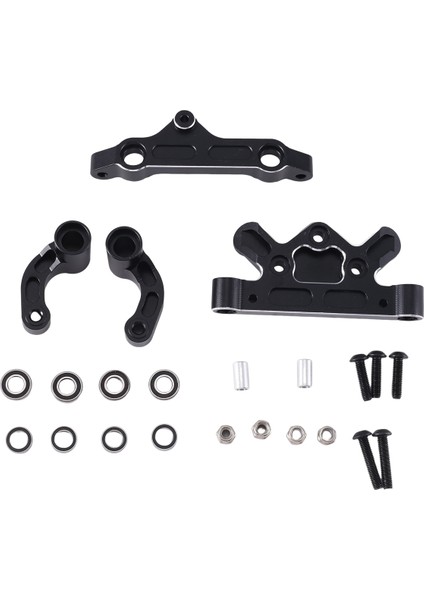 1/5 Arrma Kraton 8s Blx Outcast 8s Blx Kraton Exb Silindir Yükseltme Parçaları Aksesuarları Için Metal Direksiyon Montaj Seti, Siyah (Yurt Dışından)