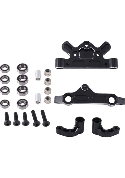 1/5 Arrma Kraton 8s Blx Outcast 8s Blx Kraton Exb Silindir Yükseltme Parçaları Aksesuarları Için Metal Direksiyon Montaj Seti, Siyah (Yurt Dışından)