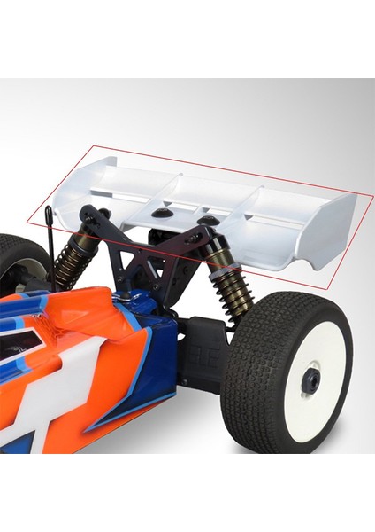 1:8 Buggy Rc Arabalar Rc Plastik Naylon Kuyruk Kanat 1/8 Ölçekli Nitro Elektrik Powered Off Road Buggytruck Uzaktan, Kırmızı (Yurt Dışından)