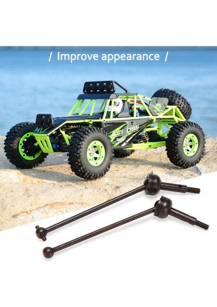 4 Adet Çelik Ön Arka Evrensel Cvd Tahrik Mili Wltoys 144001 124018 124019 Rc Araba Yükseltme Parçaları Aksesuarları (Yurt Dışından)