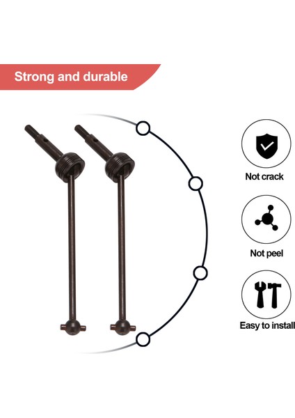 4 Adet Çelik Ön Arka Evrensel Cvd Tahrik Mili Wltoys 144001 124018 124019 Rc Araba Yükseltme Parçaları Aksesuarları (Yurt Dışından)