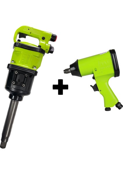 Haıs 1'' Profesyonel Havalı Somun Sıkma Sökme + 1/2'' Havalı Somun Sökme WFI-1070 ( Set 7 )
