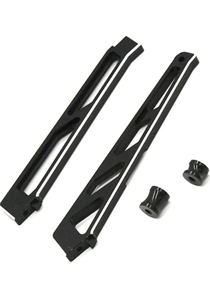 Arrma Mojave 1/7 6s 4WD Blx Rc Kamyon Araba Yükseltme Parçaları Için Yaka ile Metal Ön ve Arka Şasi Destek Desteği, Siyah (Yurt Dışından)