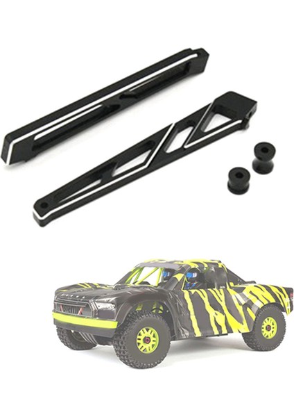 Arrma Mojave 1/7 6s 4WD Blx Rc Kamyon Araba Yükseltme Parçaları Için Yaka ile Metal Ön ve Arka Şasi Destek Desteği, Siyah (Yurt Dışından) fırsatları