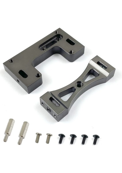 Metal Direksiyon Servo Sabit Montaj Braketi Wpl 1/16 B1 B14 B16 B24 C14 C24 B36 Mn D90 99S Rc Araba Yükseltme Parçaları, Gri (Yurt Dışından)