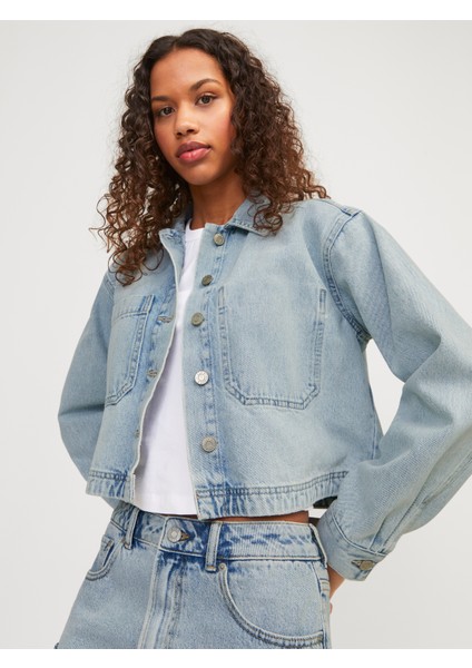 Kadin Cep Detayli Denim Gömlek - Kayla fırsatları