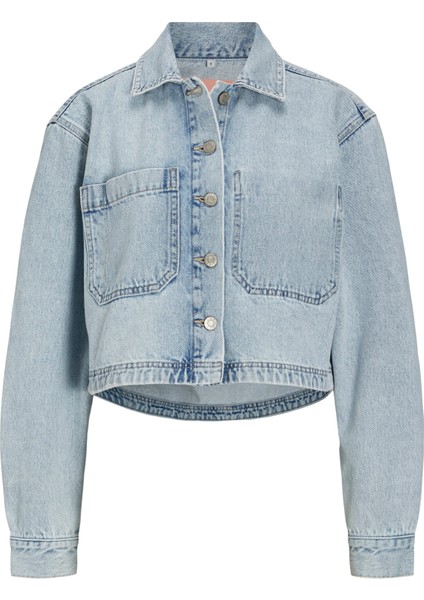 Kadin Cep Detayli Denim Gömlek - Kayla indirimleri