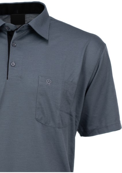 Erkek Cepli Kısa Kollu Düz Renk Normal Kesim Pamuklu Kumaş Gömlek Yaka T-Shirt modelleri
