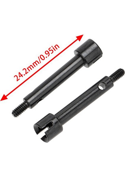 Eksenel SCX24 90081 Için Genişletilmiş Dingil Seti Köpek Kemiği Bir Tarafta 4 mm Genişletilmiştir. Değiştirilmiş ve Yükseltilmiş Aksesuarlar (Yurt Dışından)