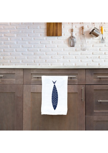 A Fish - Balıklı Mutfak Havlusu 2 Adet