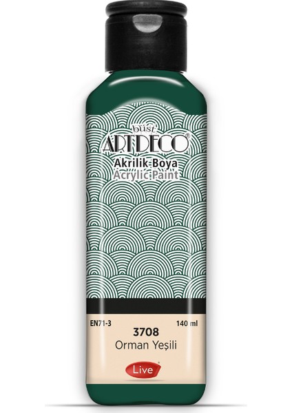 Akrilik Boya 140 ml Orman Yeşili 3708