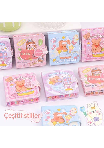 8×8cm Mini Karikatür Kare Not Defteri (Yurt Dışından) fırsatları