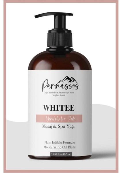 Doğal White Natural Aromalı Duyusal Ve Afrodizyak Etkili Aromaterapi Masaj Yağı 300 Ml