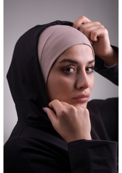 Vizon Pratik Hazır Geçmeli Bone Viskon Kumaş Hijab Spor 2106_10
