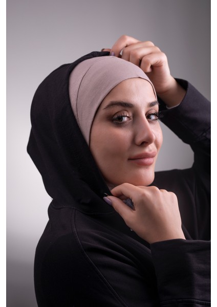 Vizon Pratik Hazır Geçmeli Bone Viskon Kumaş Hijab Spor 2106_10