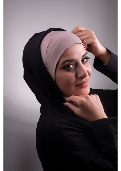 Vizon Pratik Hazır Geçmeli Bone Viskon Kumaş Hijab Spor 2106_10