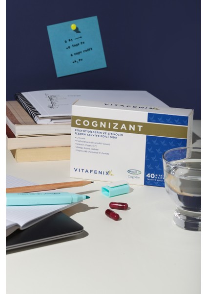 Cognizant Fosfatidilserin Ve Cognizin Sitikolin Içeren Takviye Edici Gıda Vegan 40 Kapsül