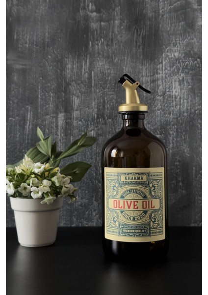 500 ml Siyah Renkli Italyan Cam Yağdanlık Vintage Yağlık 500VINTAGE2 fırsatları