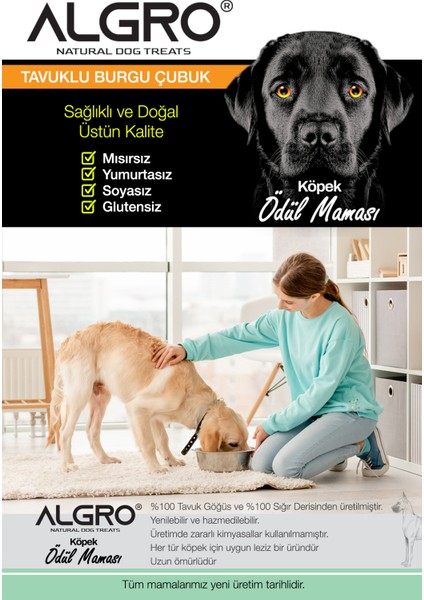 %100 Tavuk Göğüs Etli Jumbo Boy Burgu Çubuk 240 gr Sığır Derisi 3 Paket fırsatları