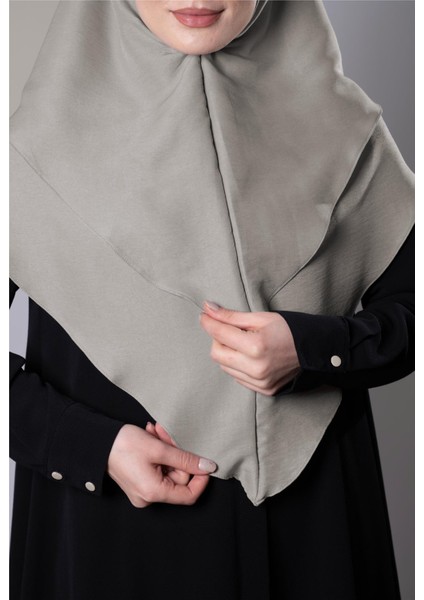 Taş Pratik Hazır Geçmeli Tesettür Eşarp Pamuk Caz Kumaş Çift Katlı Çapraz Hijab 2304_46 fiyatları