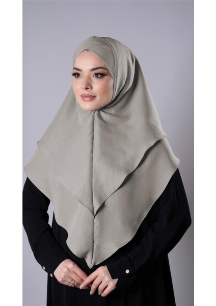 Taş Pratik Hazır Geçmeli Tesettür Eşarp Pamuk Caz Kumaş Çift Katlı Çapraz Hijab 2304_46 modelleri