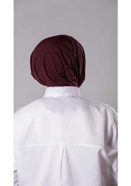 Bordo Pratik Hazır Geçmeli Tesettür Eşarp Sandy Kumaş Arkadan Çıtçıtlı 2206_16 fırsatları