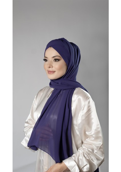 Mor Pratik Hazır Geçmeli Bone Şal Şifon Kendinden Boneli Tek Bantlı 1453_22 modelleri