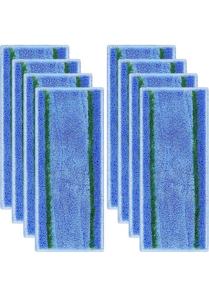 Gui Xulian M6 Serisi M6 (6110) (6012) (6112) Için 8 Adet Islak Paspas Bezi Yıkanabilir ve Tekrar Kullanılabilir Robot Temizleme Pedi (Yurt Dışından)