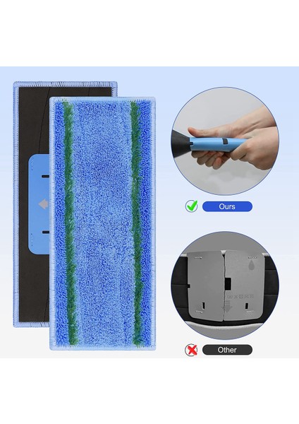 Gui Xulian M6 Serisi M6 (6110) (6012) (6112) Için 8 Adet Islak Paspas Bezi Yıkanabilir ve Tekrar Kullanılabilir Robot Temizleme Pedi (Yurt Dışından) fiyatları