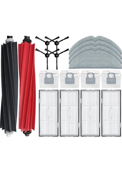 Gui Xulian S8 S8 Artı S8 + S8 Pro Ultra G20 Elektrikli Süpürge Çift Ana Fırça Rulo Hepa Filtre Paspas Bezi Toz Torbası (Yurt Dışından) indirimleri