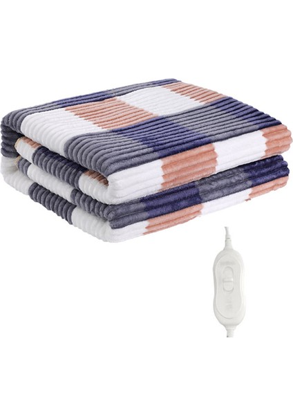 Gui Xulian Elektrikli Battaniye Elektrikli Yatak Ev Elektrikli Yatak Tek Kişi Tek Kontrol Battaniye Gri Mavi Ab Tak (Yurt Dışından)