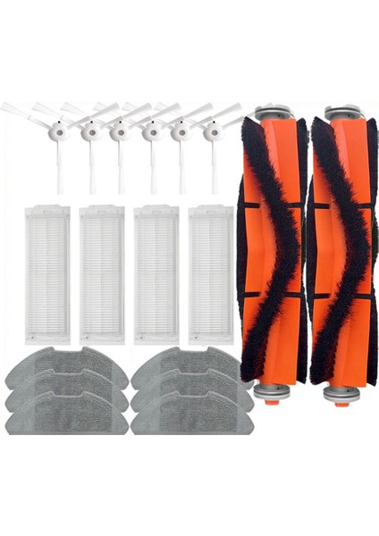 Gui Xulian Mi Robot Vakum Paspas 2 Lite / Mi Robot Vakum Paspas 2 Pro / MJST1SHW Parçaları Ana Yan Fırça Hepa Filtre Paspas Bez (Yurt Dışından) fırsatları