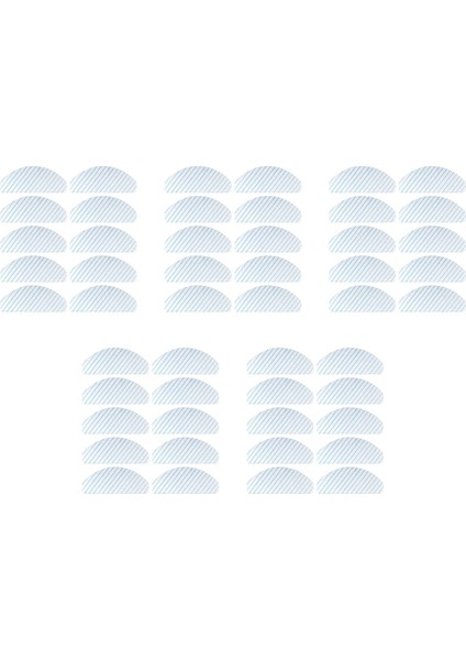 [gui Xulian] Deebot Ozmo T9 Serisi T8 Serisi T8 T8 Max N8 Robot Vakum Için 50 Pcs Yedek Paspas Pedleri (Yurt Dışından)