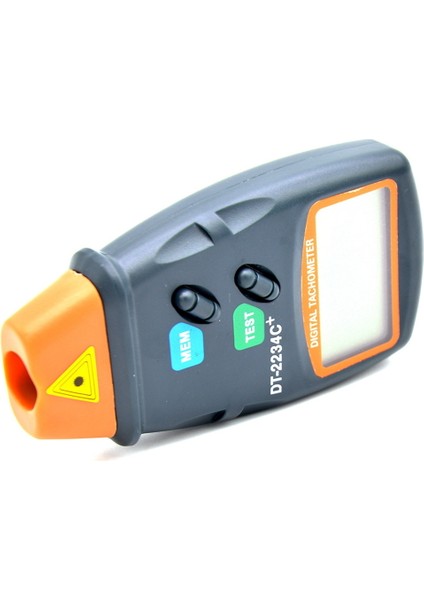 Dijital Takometre Devir Ölçer Temassız 2.5RPM-99999RPM LCD Ekran Hız Ölçer DT2234C Test Cihazı Hız Rpm Sayacı (Yurt Dışından)
