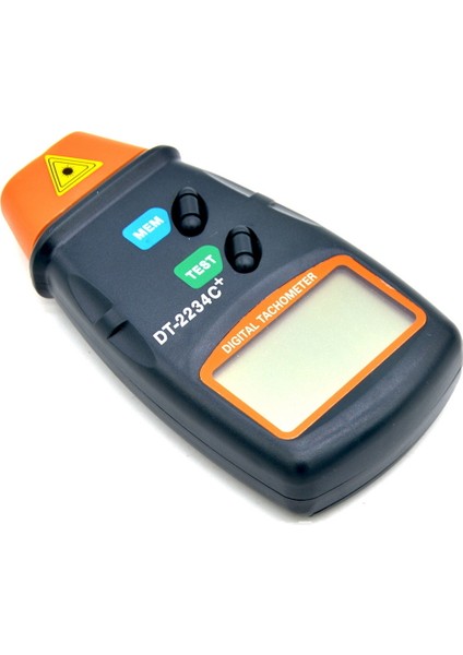 Dijital Takometre Devir Ölçer Temassız 2.5RPM-99999RPM LCD Ekran Hız Ölçer DT2234C Test Cihazı Hız Rpm Sayacı (Yurt Dışından)