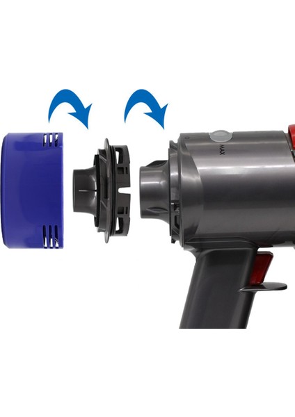 Gui Xulian Motor Arka Kapak Hepa Filtre Kiti V7 V8 Tetik Akülü Elektrikli Süpürge Aksesuarları Yedek Parça (Yurt Dışından) fırsatları