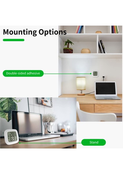 Gui Xulian Kapalı Ev Termometre Seti, Dijital Termometre Higrometre Mini LCD Iç Ortam Termometresi, Dijital Termometre (Yurt Dışından) modelleri