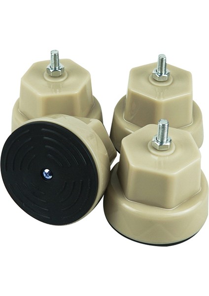 Gui Xulian 4 Adet Anti Titreşim Pedleri Rulo Çamaşır Makinesi Ayak Mat Anti-Gürültü Azaltıcı Destek Standı-Şampanya (Yurt Dışından)