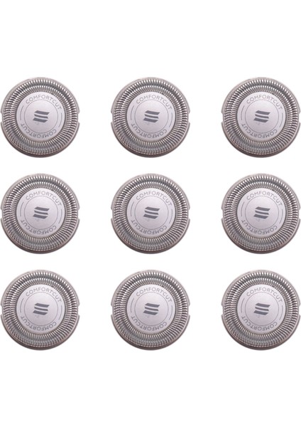 Elektrikli Tıraş Makinesi Serisi 1000, 2000, 3000 Tıklama ve Sivri Bıçaklı Stil Için 9 Adet SH30 Tıraş Makinesi Yedek Kafa (Yurt Dışından)