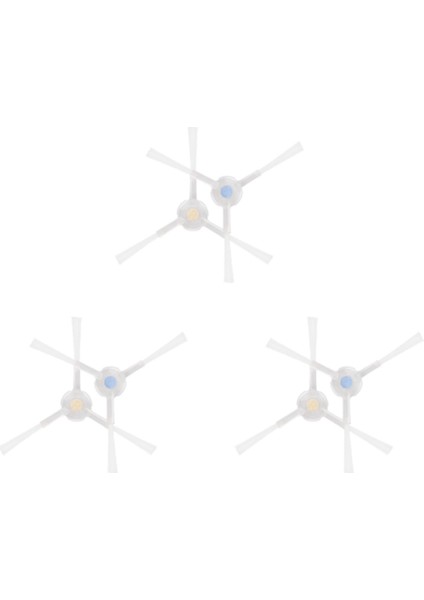 6 Adet Yedek Süpürge Aksesuarları J1J2 Robotlu Süpürge Aksesuarları Yan Fırça Için Uygun (Yurt Dışından)